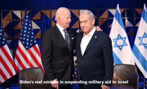 Biden's real mistake in suspending military aid to Israel