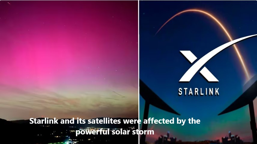 Starlink and its satellites were affected by the powerful solar storm
